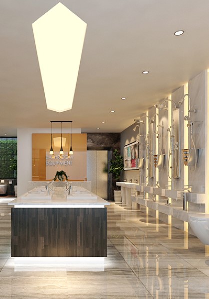  Thiết kế nội thất showroom thiết bị vệ sinh cao cấp