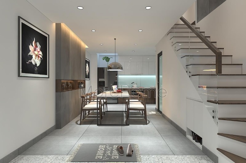 Thiết kế nội thất nhà ống mặt phố