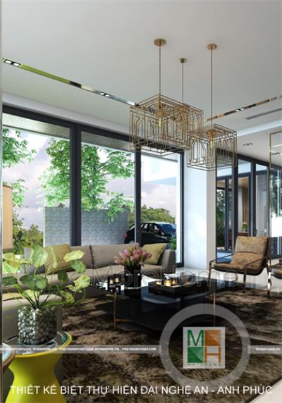 Thiết kế biệt thự hiện đại Anh Phúc Nghệ An
