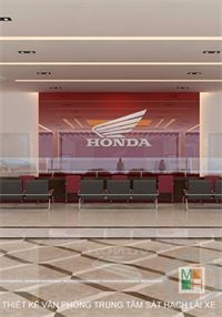 Thiết kế trung tâm và văn phòng sát hạch lái xe cho Honda