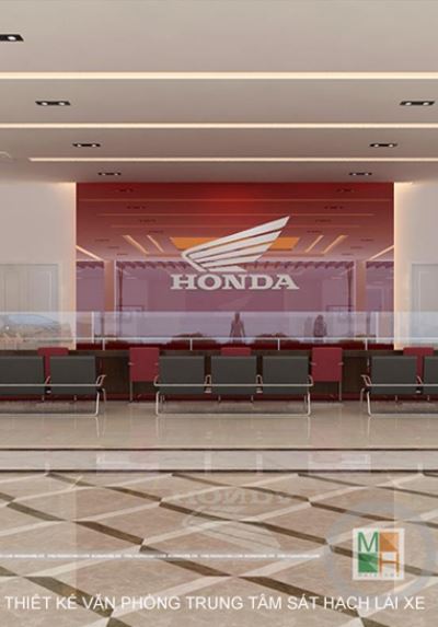 Thiết kế trung tâm và văn phòng sát hạch lái xe cho Honda