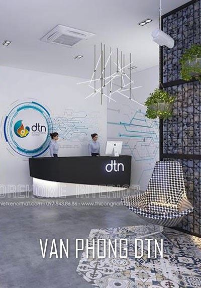 Thiết kế nội thất văn phòng công ty Công nghệ thông tin