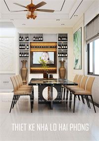 Thiết kế nội thất nhà lô Hải Phòng đẹp