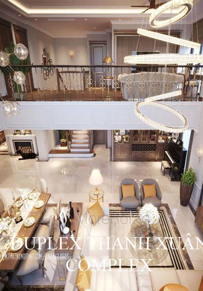 Thiết kế nội thất chung cư Duplex Thanh Xuân Complex