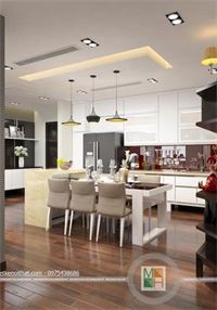 Thiết kế nội thất chung cư hiện đại Mandarin Garden - Mr Lê Anh