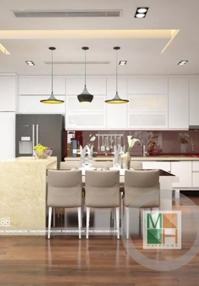 Thiết kế nội thất chung cư hiện đại cao cấp Mandarin Garden - [Mr Lê Anh]