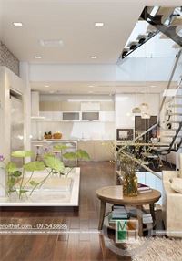 Thiết kế nội thất nhà liền kề tiện nghi sang trọng - Mr Thắng