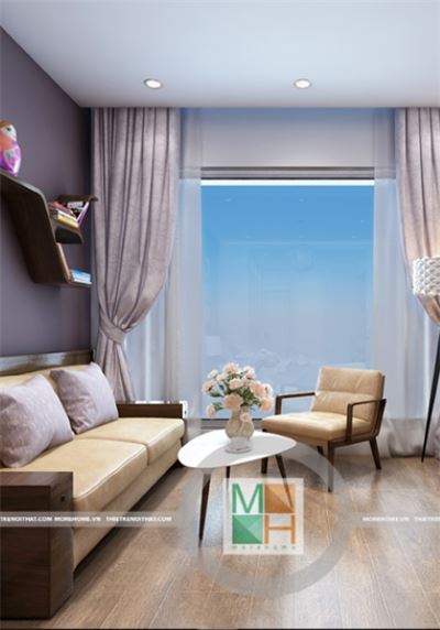 Thiết kế nội thất nhà phố hiện đại - chị Phượng