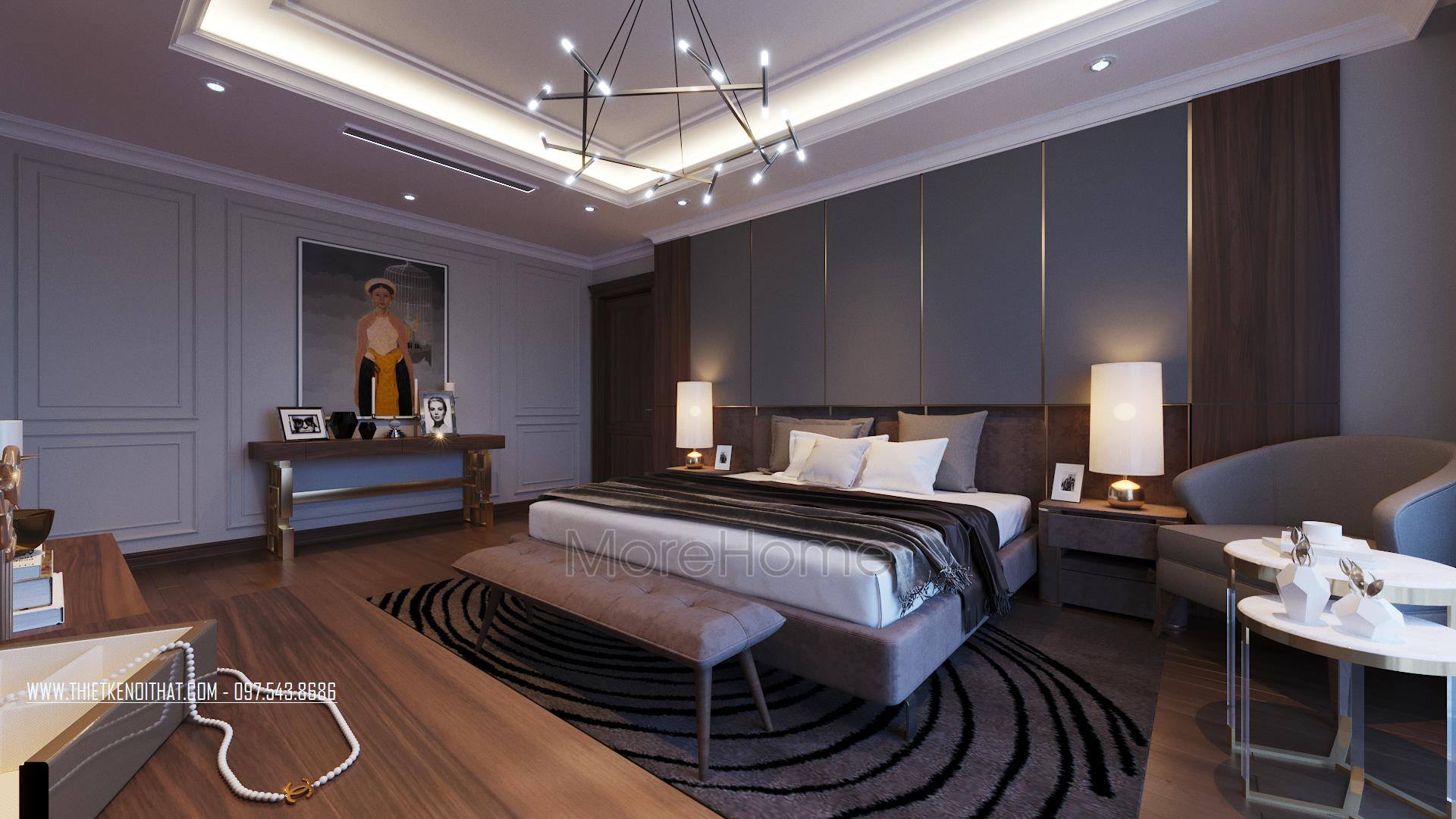 Thiết kế nội thất chung cư Duplex cao cấp