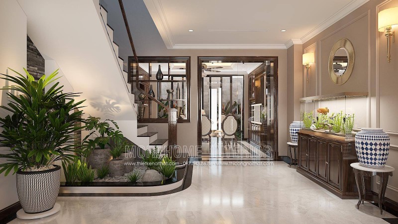 Thiết kế nội thất nhà liền kề