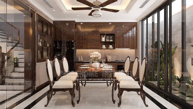 Thiết kế nội thất nhà liền kề