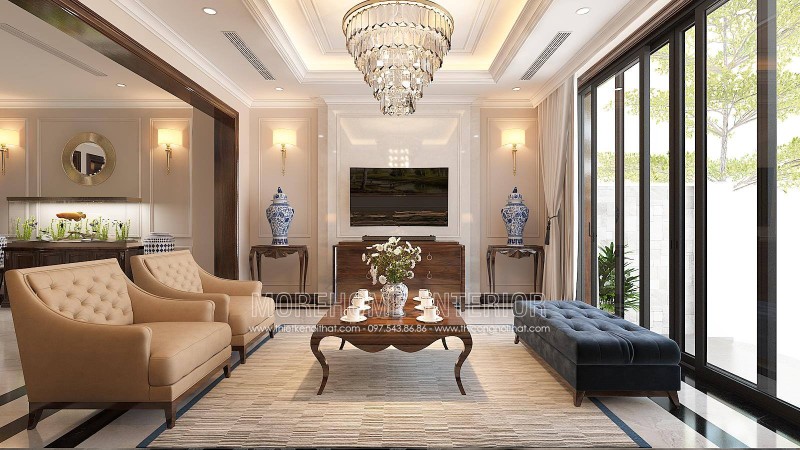 Thiết kế nội thất nhà liền kề