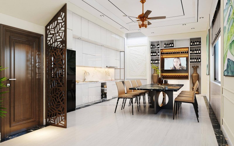 Thiết kế nội thất nhà lô Hải Phòng