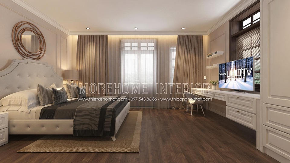 Thiết kế nội thất nhà phố Âu Cơ quận Tây Hồ Hà Nội