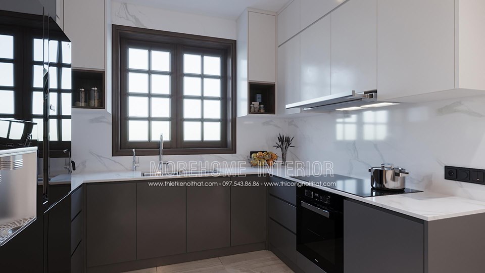 Thiết kế nội thất nhà phố Âu Cơ quận Tây Hồ Hà Nội