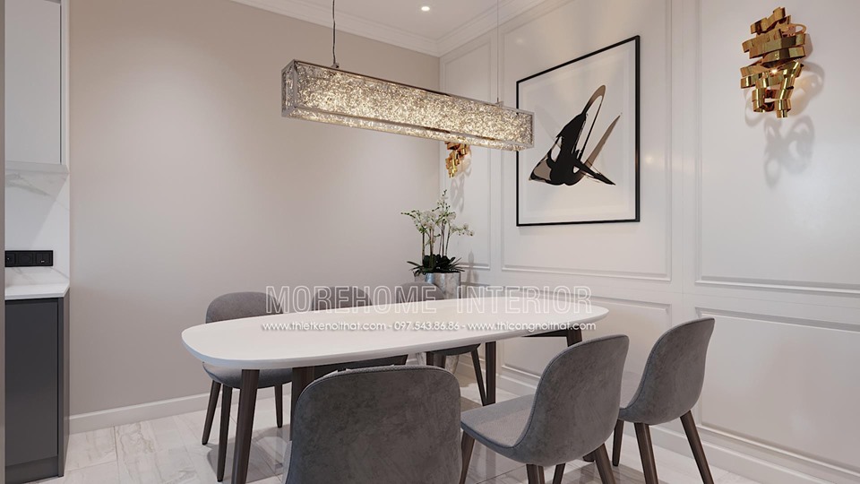 Thiết kế nội thất nhà phố Âu Cơ quận Tây Hồ Hà Nội