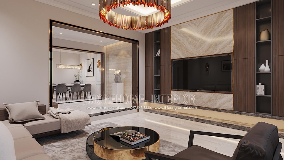 Thiết kế nội thất nhà phố Âu Cơ quận Tây Hồ Hà Nội