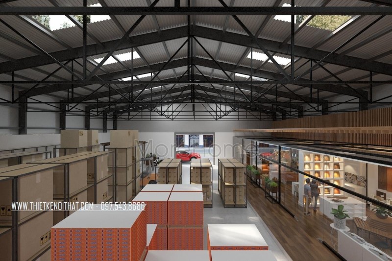 Thiết kế showroom nội thất Janhome