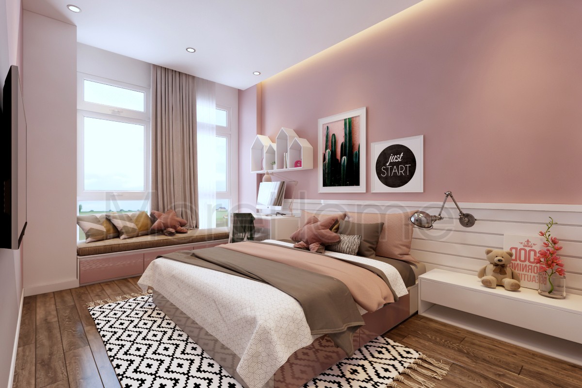 Thiết kế nội thất nhà phố Vạn Phúc city