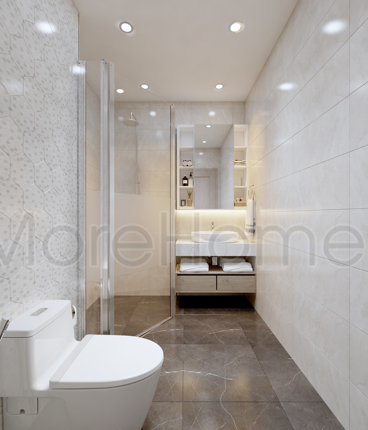 Thiết kế nội thất nhà phố Vạn Phúc city