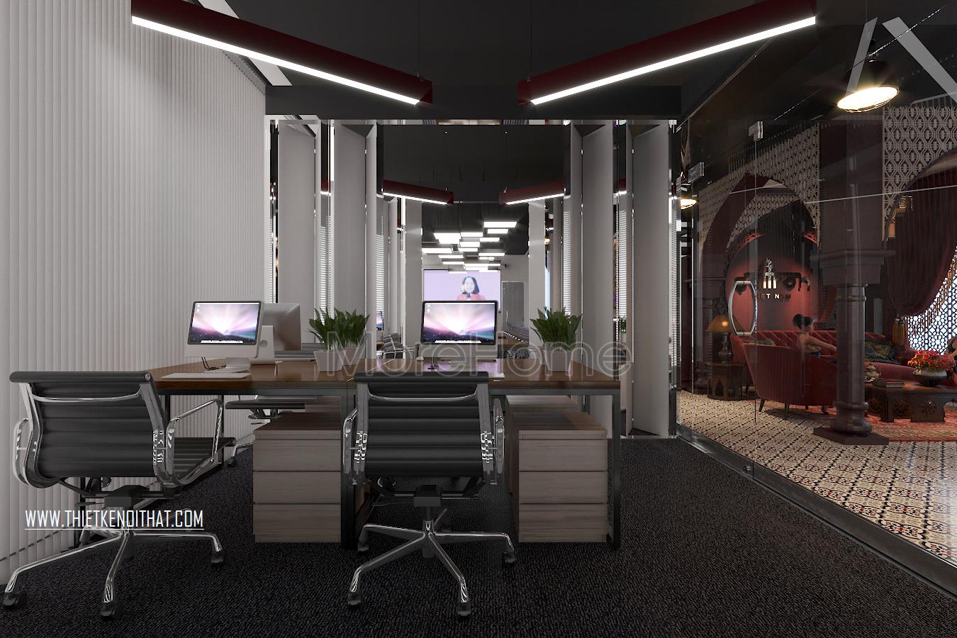 Thiết kế nội thất văn phòng SAFFRON