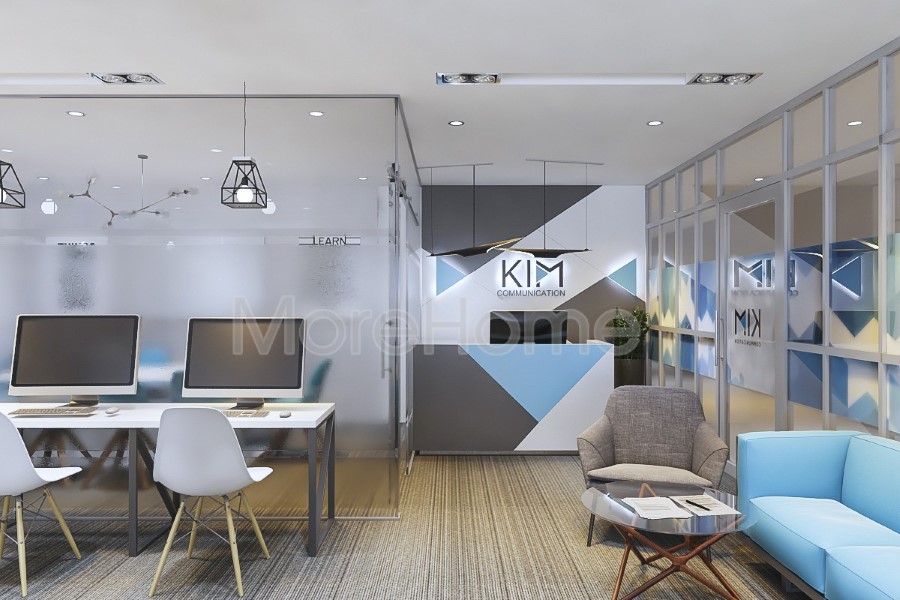 Thiết kế nội thất văn phòng Kim Communication