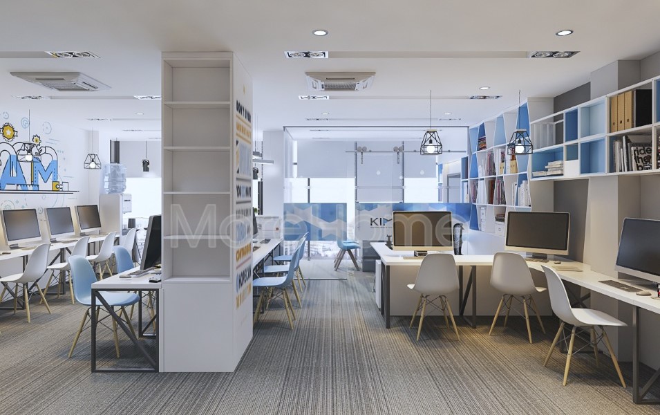 Thiết kế nội thất văn phòng Kim Communication