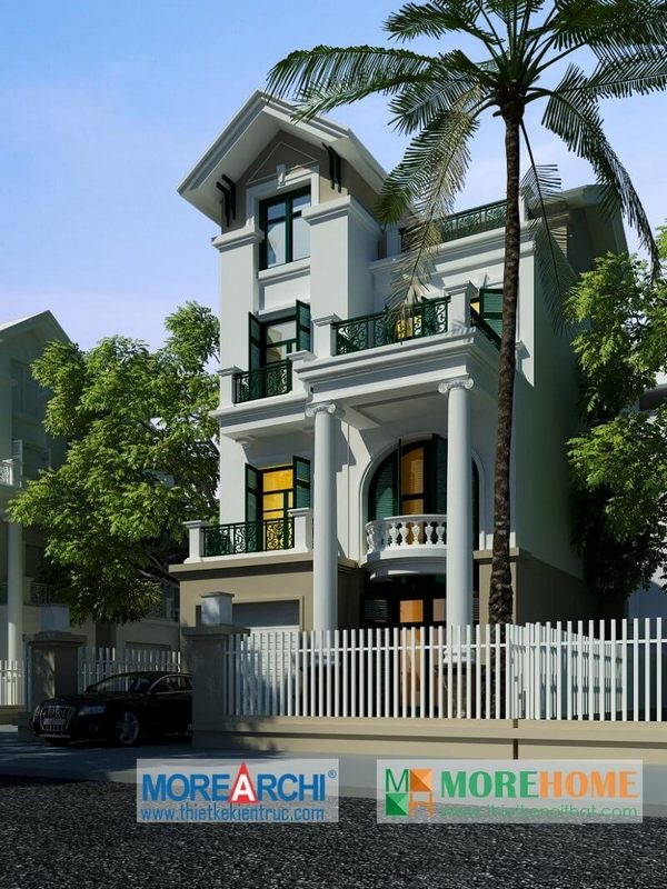 Mẫu thiết kế kiến trúc hiện đại cho biệt thự phố Mỹ Đình Hà Nội